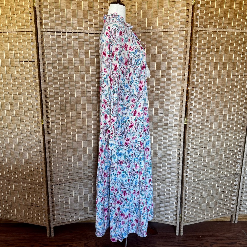 Floral print oversized VICI tiered maxi dress XL / XXL - Picture 5 of 13